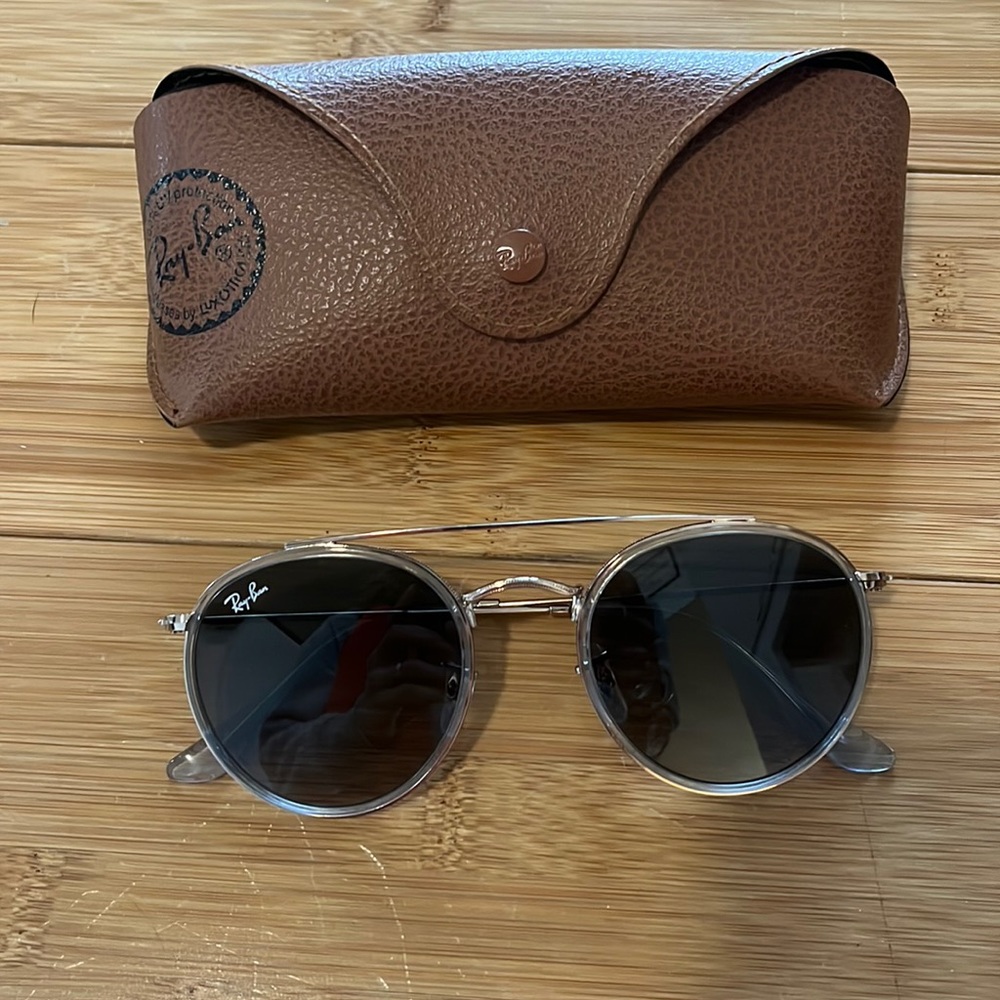Ray-ban round double bridge